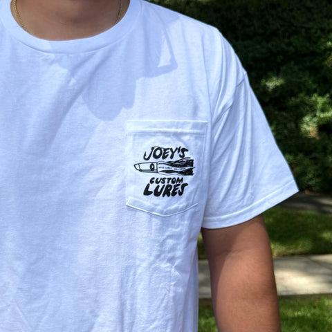 Joe Yee - Original White Joey’s Custom Lures Shirt
