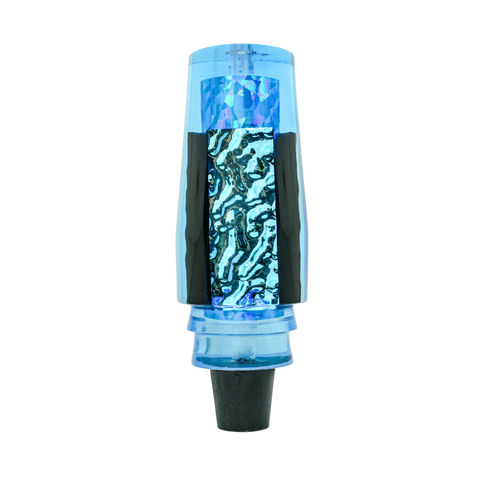 dichroic glass fishing lures Coggin Ice Rainbow Dichro Green Back Tado Mauna Loa Invert 12" 1 GZ Lures Big Game Supply flashy head design and a tough glow mylar dressing Hot Liquid Lures | Marlin