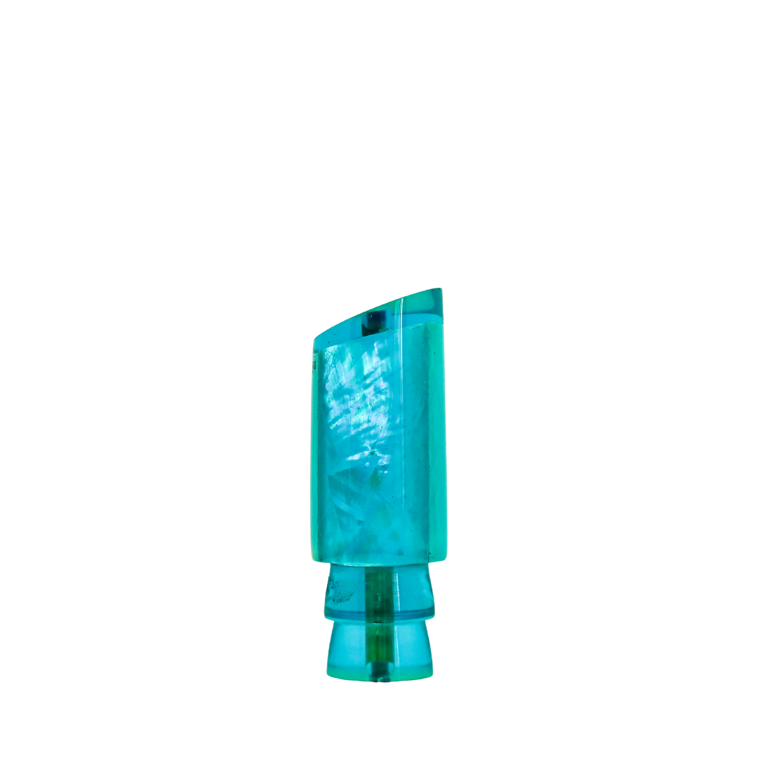 Koya - 9" Vintage Blue Tint Shell Tube