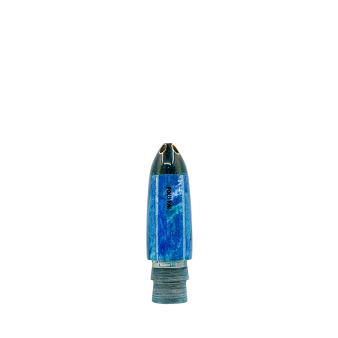 Polu Kai - 7" Vintage 4-Hole Jetted Blue Tint Bullet