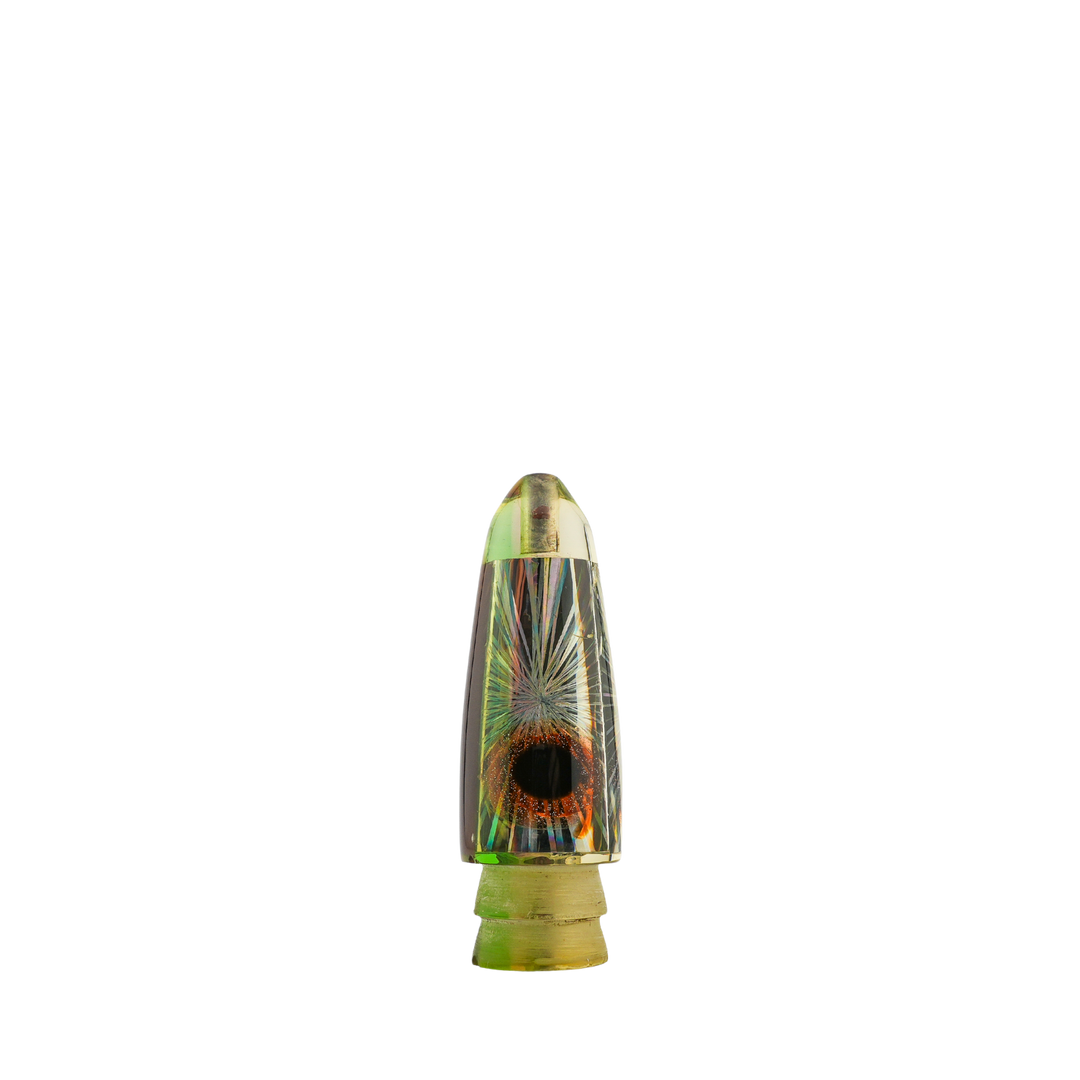 Leroy Lures: History & Lure Identification Guide | Luremonger 9" Bullet, Rootbeer Green - Offshore Trolling Lure Archive