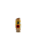Futa - 9 4-Hole Jetted Cracked Glass Slant