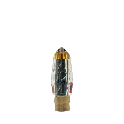 Futa - 9" Cracked Glass Jetted Bullet