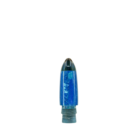 Polu Kai - 7" Vintage 4-Hole Jetted Blue Tint Bullet