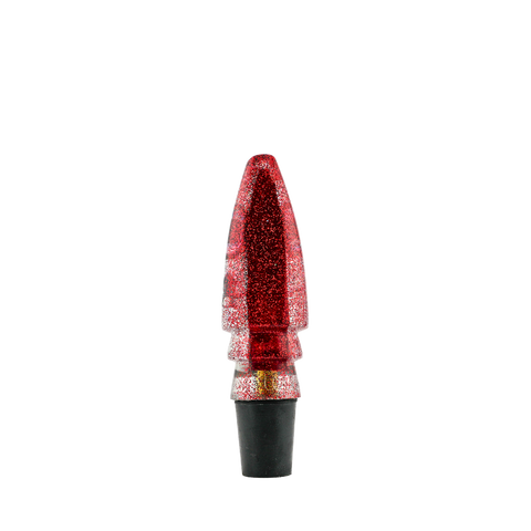 Aloha Lures - 9" Ninja Red Glitter Top Fish Head