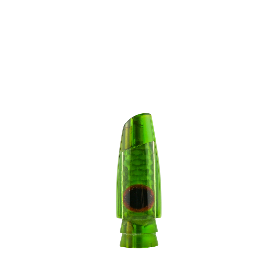 Leroy Lures: History & Lure Identification Guide | Luremonger 9" Reverse Scoop, 2-Jet Heineken - Offshore Trolling Lure Archive