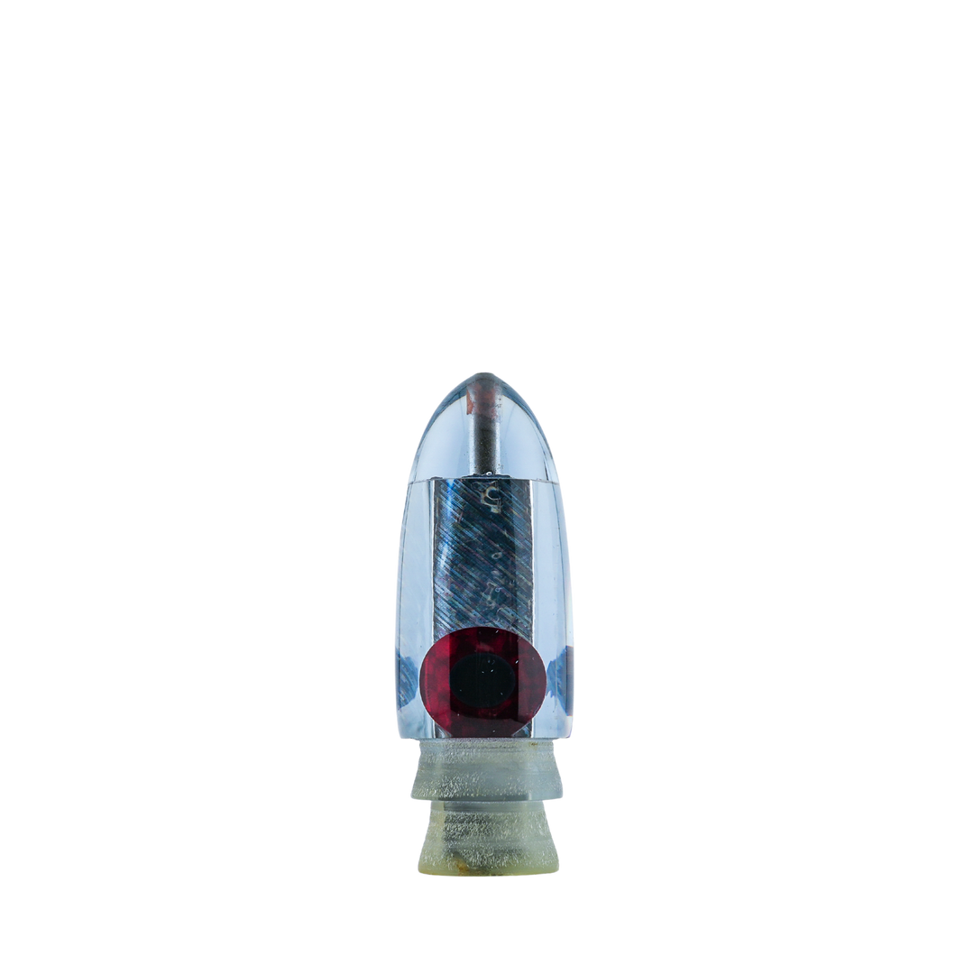 Tanabe Lures: History & Lure Identification Guide | Luremonger 9" Bullet, Blue Tint - Offshore Trolling Lure Archive