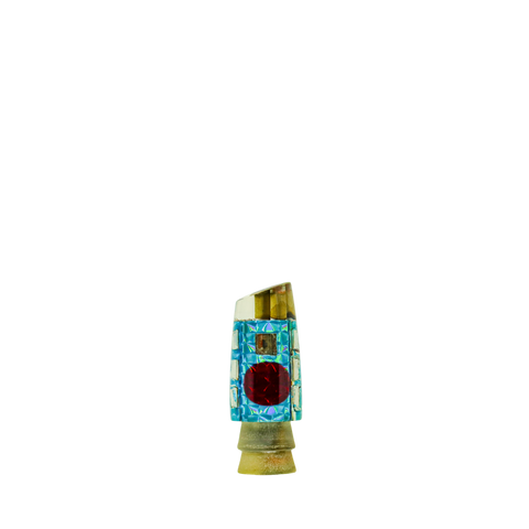 Leroy - 7” Cracked Glass 2-Jet Slant