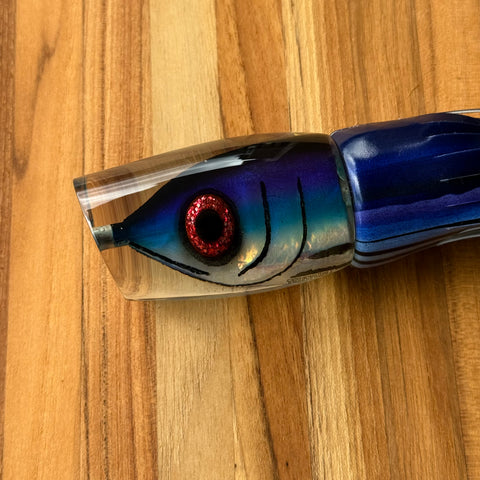 Tsutomu - 14" Hand-Painted Fish Super Moke Aku Skirted
