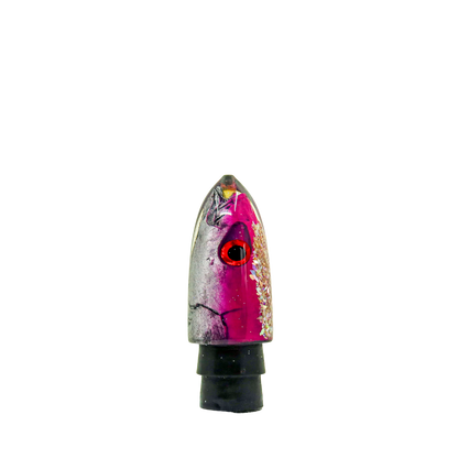 Pok'eye - 9" Pink Fish Head Real Shell Bullet