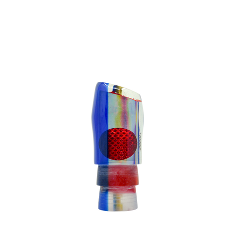 Morris Lures - 12" Cherry Bomb Plunger Blue Tint Top