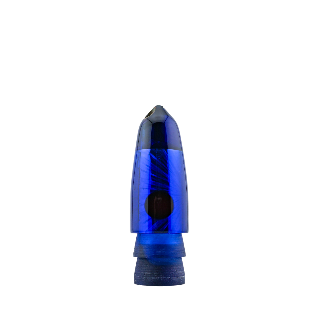 Shiroma Lures: History & Lure Identification Guide | Luremonger 9"+ Bullet, 2-Jet Dark Blue Tint - Offshore Trolling Lure Archive