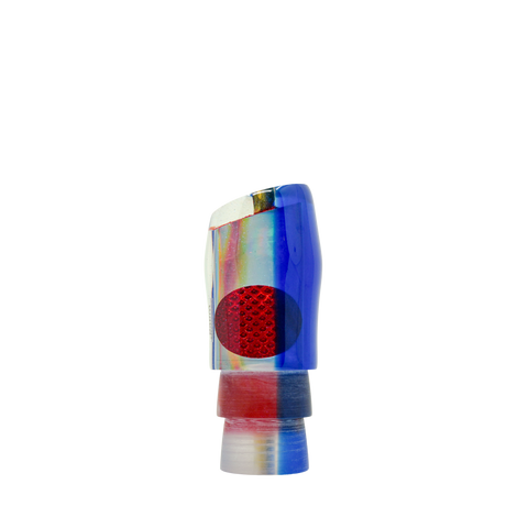 Morris Lures - 12" Cherry Bomb Plunger Blue Tint Top