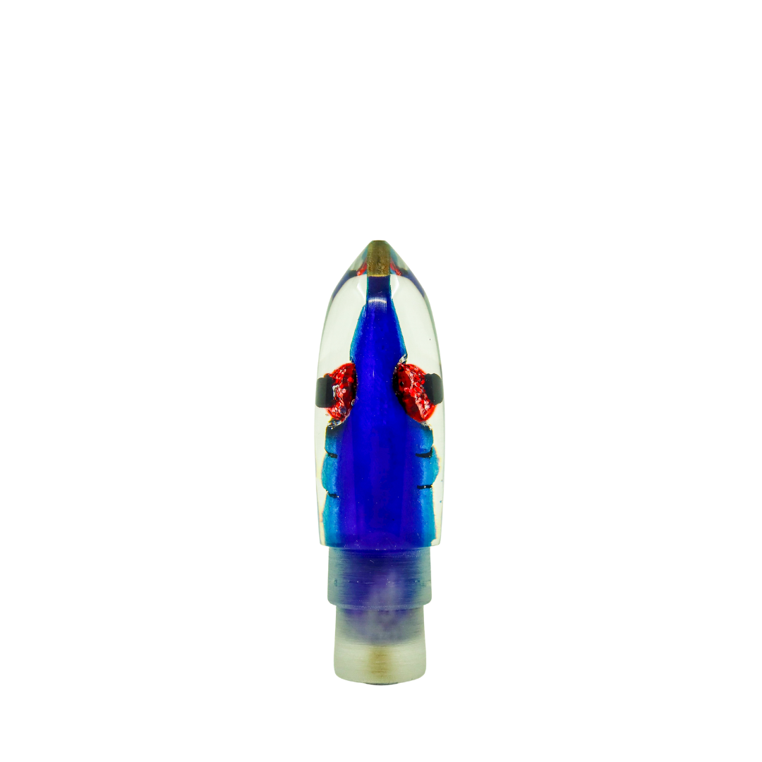 Tsutomu - 9”+ Limited Tricolor Fish Head Moke Bullet