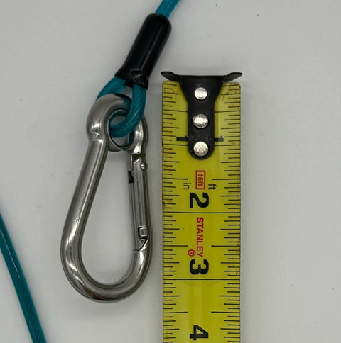 Tunacious - 12’ SS Reel Safety Leash