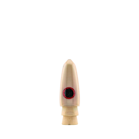 Furukawa Lures (E&L) - 7" White Pearl Glitter Bullet