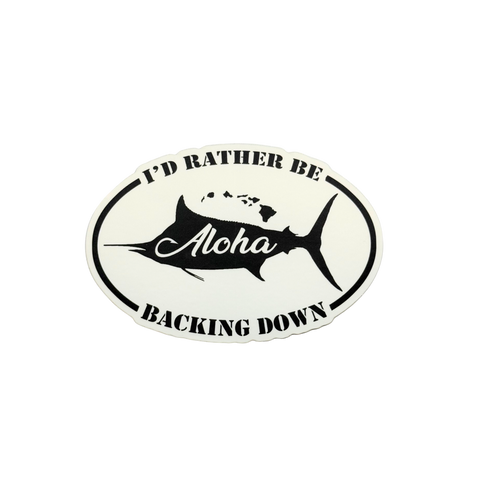 Aloha Lures - 5"x3" Signature Logo Sticker