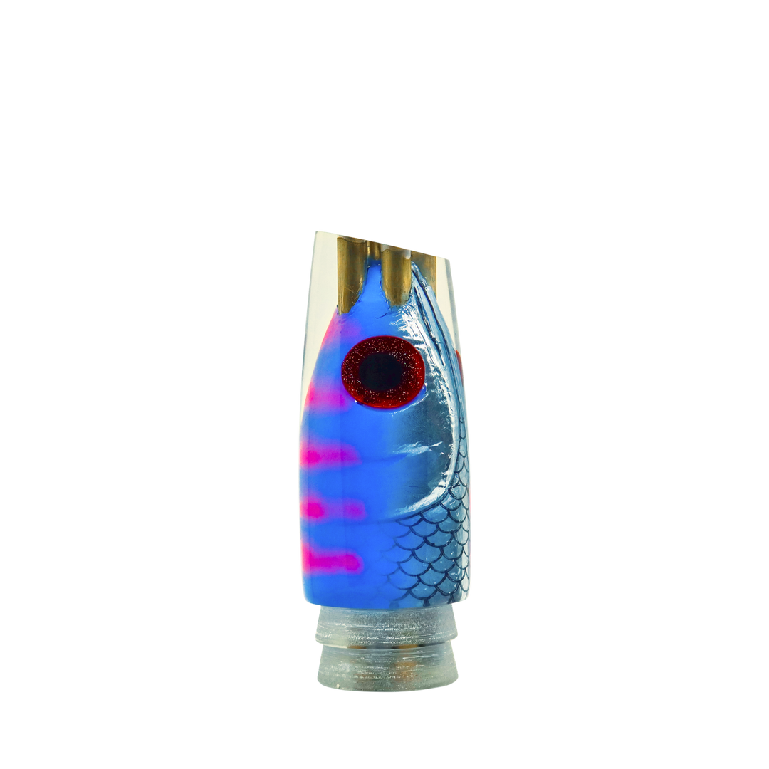 Leroy Lures: History & Lure Identification Guide | Luremonger 12" Plunger, 4-Jet Gay Bob FH - Offshore Trolling Lure Archive
