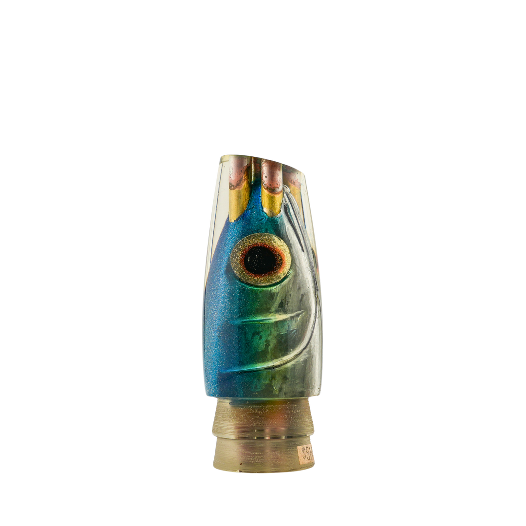 Leroy Lures: History & Lure Identification Guide | Luremonger 12" Plunger, 4-Jet Fish Head - Offshore Trolling Lure Archive