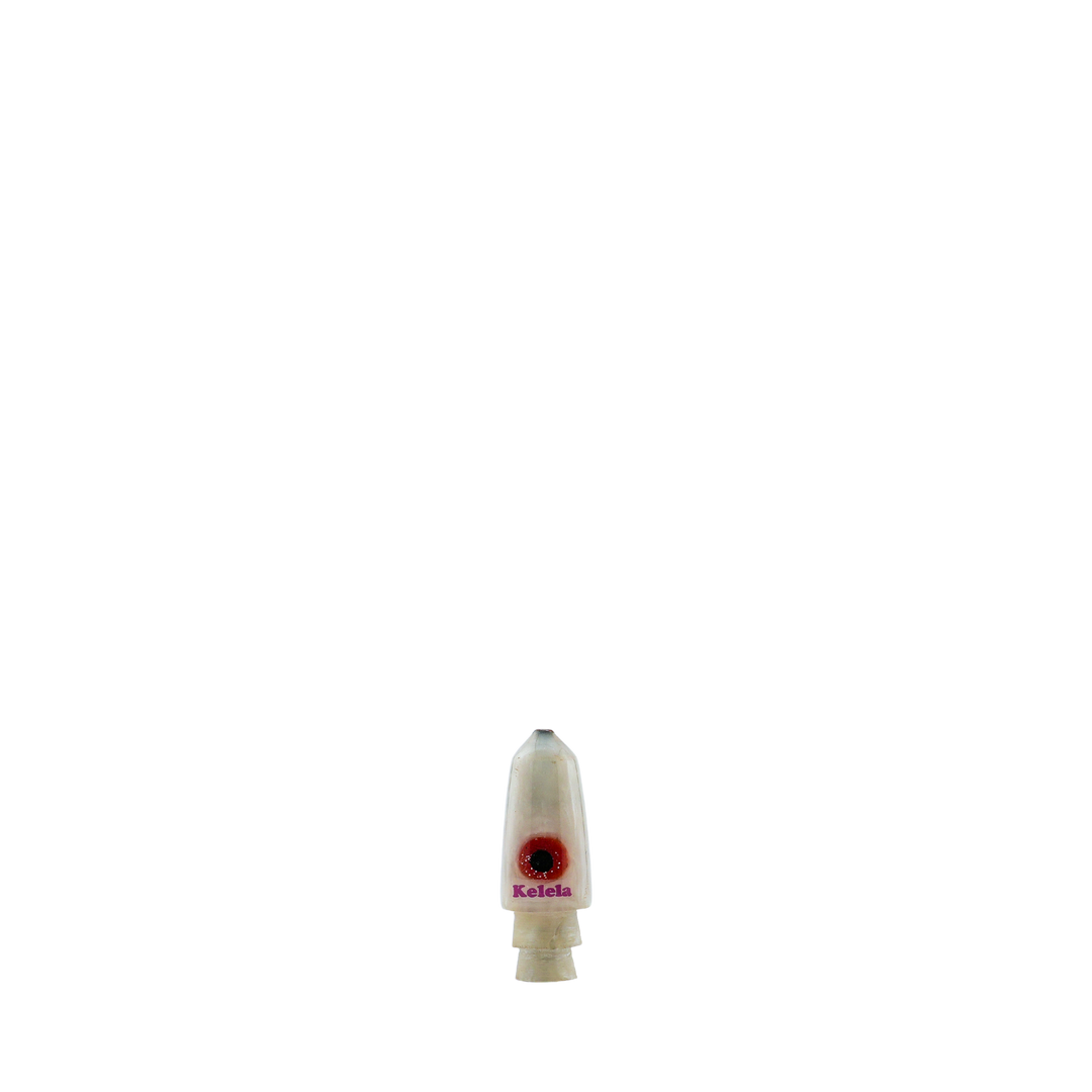 Kelela Lures: History & Lure Identification Guide | Luremonger 3" Iao, White Pearl - Offshore Trolling Lure Archive
