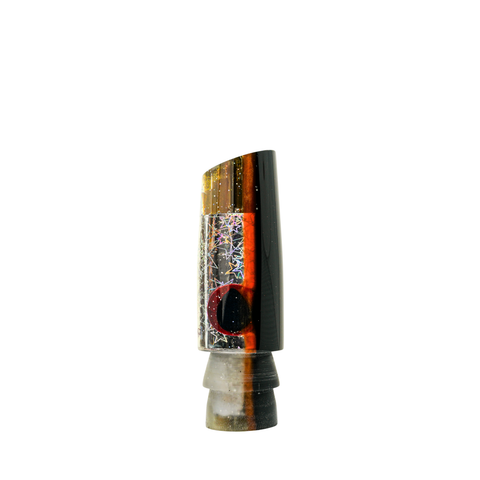 Pok'eye - 10" Jetted Black Salmon Tube