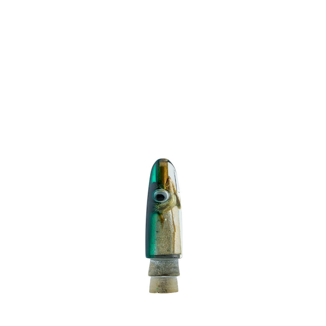 Tanabe Lures: History & Lure Identification Guide | Luremonger 6" Bullet, Real Fish Head - Offshore Trolling Lure Archive