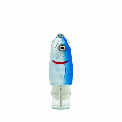 Sh-Bite - 9” RT Blue White Fish Head Bullet