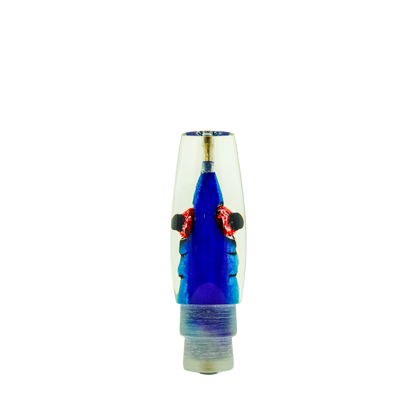 Tsutomu - 9”+ Limited Tricolor Fish Head Moke Invert