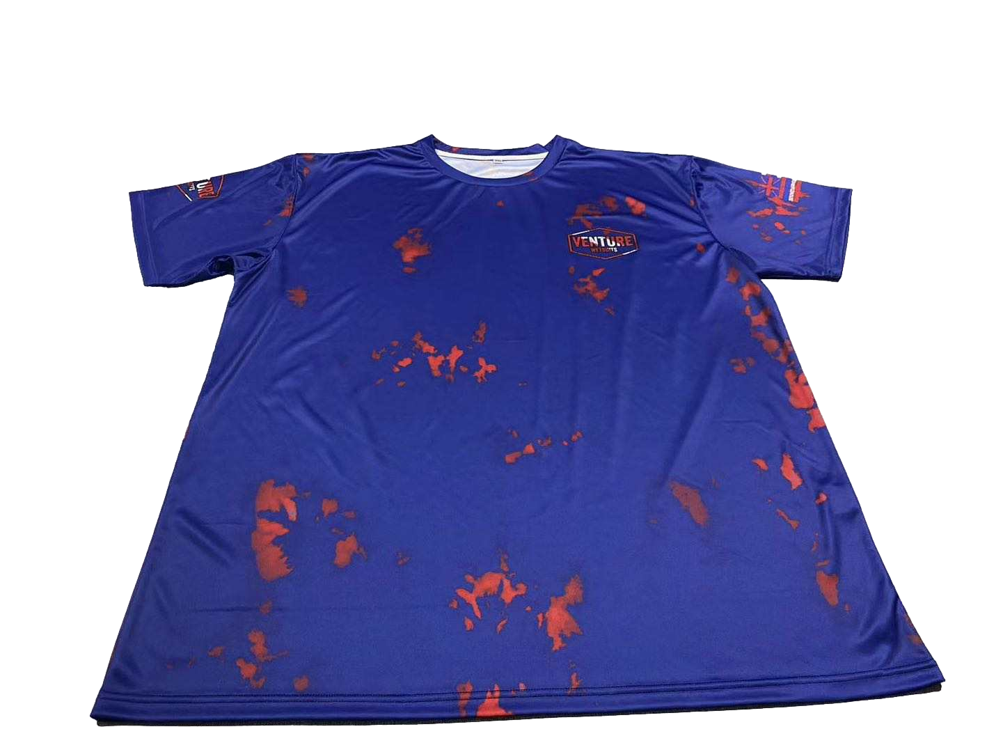 VW Tie-Dye Blue/Red Dri Fit T-Shirt (Adult/Keiki)