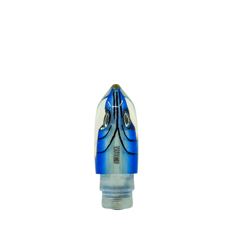 Tsutomu - 12” Limited Blue Fish Head Moke Bullet