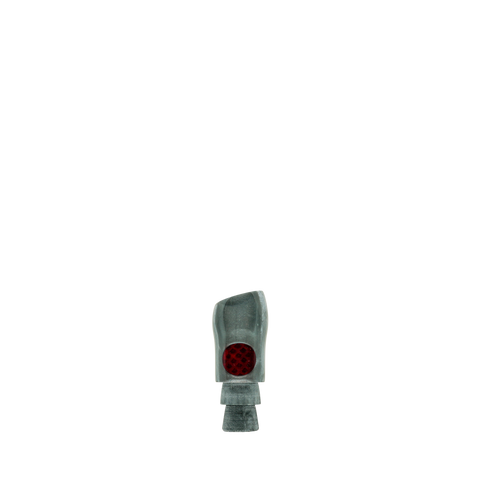 Morris Lures - 6" Cherry Bomb Gray Pearl Plunger