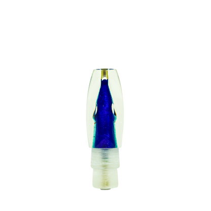 Tsutomu - 9” Limited Tricolor Fish Head Moke Invert