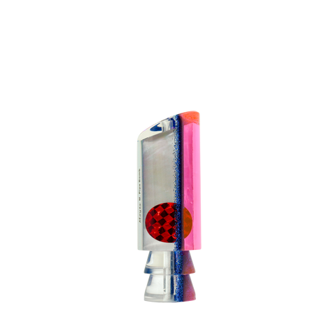 Moyes - 12" Pink Tint White Shell Med. Pipe Bomb