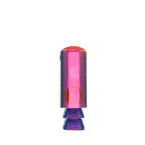 Moyes - 12" Pink Tint White Shell Med. Pipe Bomb