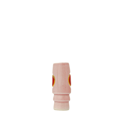 Mark White - 9" Pink Ceramic Red Eye Invert