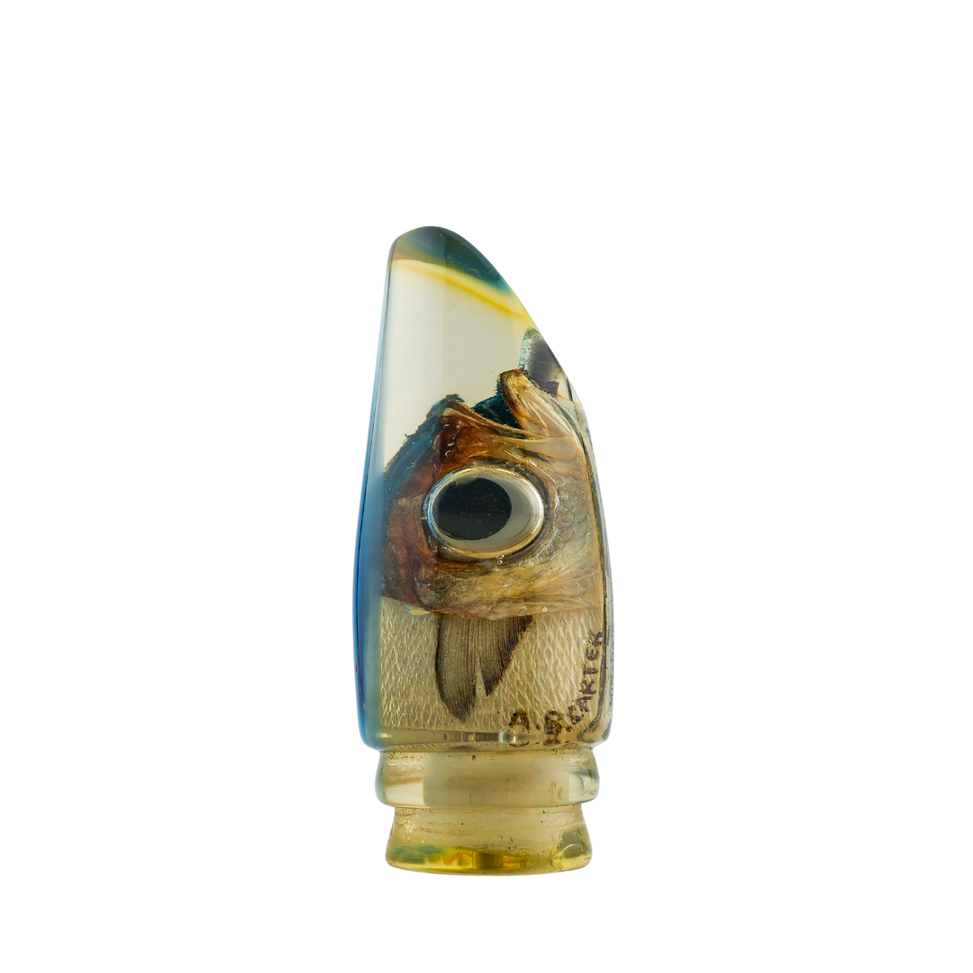 Minano Lures: History & Lure Identification Guide | Luremonger 14" Scoop, c. 1979 Real Fish Head - Offshore Trolling Lure Archive