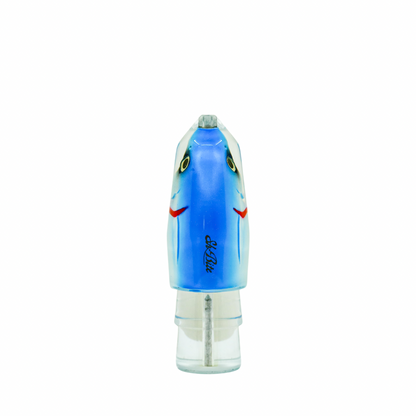 Sh-Bite - 9” RT Blue White Fish Head Bullet