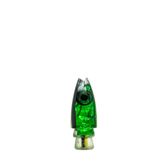 Aloha Lures - 9” Vintage Black Green Ninja Fish