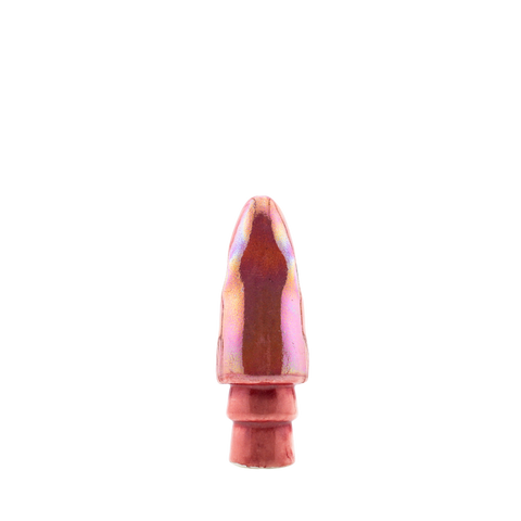 Tetsuo - 9" Pink Ceramic Fish Head Bullet