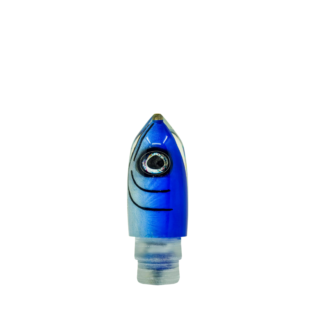 Tsutomu - 12” Limited Blue Fish Head Moke Bullet