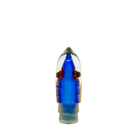 Tsutomu - 12” Limited Tricolor Fish Head Moke Bullet