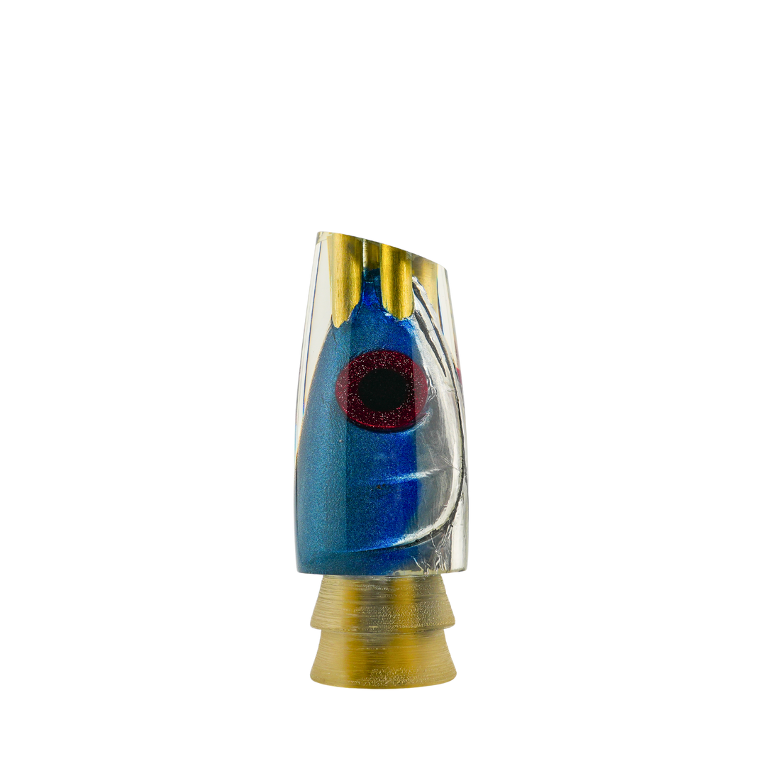 Leroy Lures: History & Lure Identification Guide | Luremonger 12" Plunger, 4-Jet Fish Head - Offshore Trolling Lure Archive