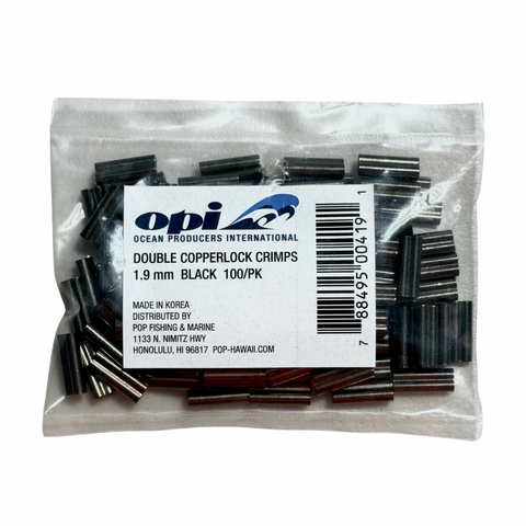 OPI - Heavy Duty Double Barrel Crimps 1.9mm 100Pk