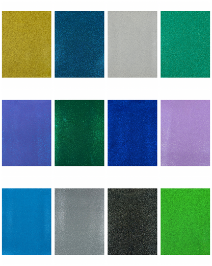 Ultra Sparkle Vinyl Sheets 12”x18” Dark Green