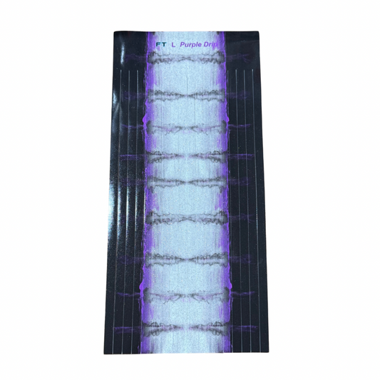 FireTailz- Vinyl Purple Drip Pattern