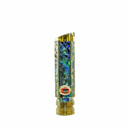 Joe Yee - 9" Vintage Paua Shell Jetted Tube