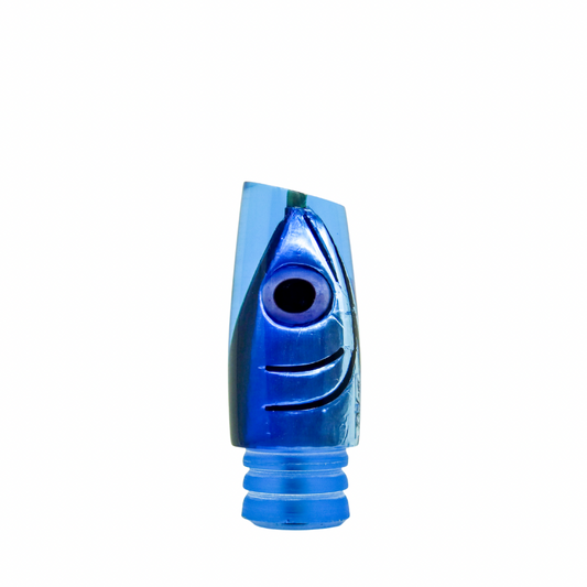 KK LURES - 12”+ Blue Fish Head Plunger *BONUS*