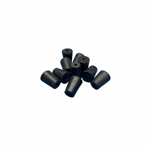 Luremonger - 7” Size 1 Natural Rubber Stopper - 10 PACK