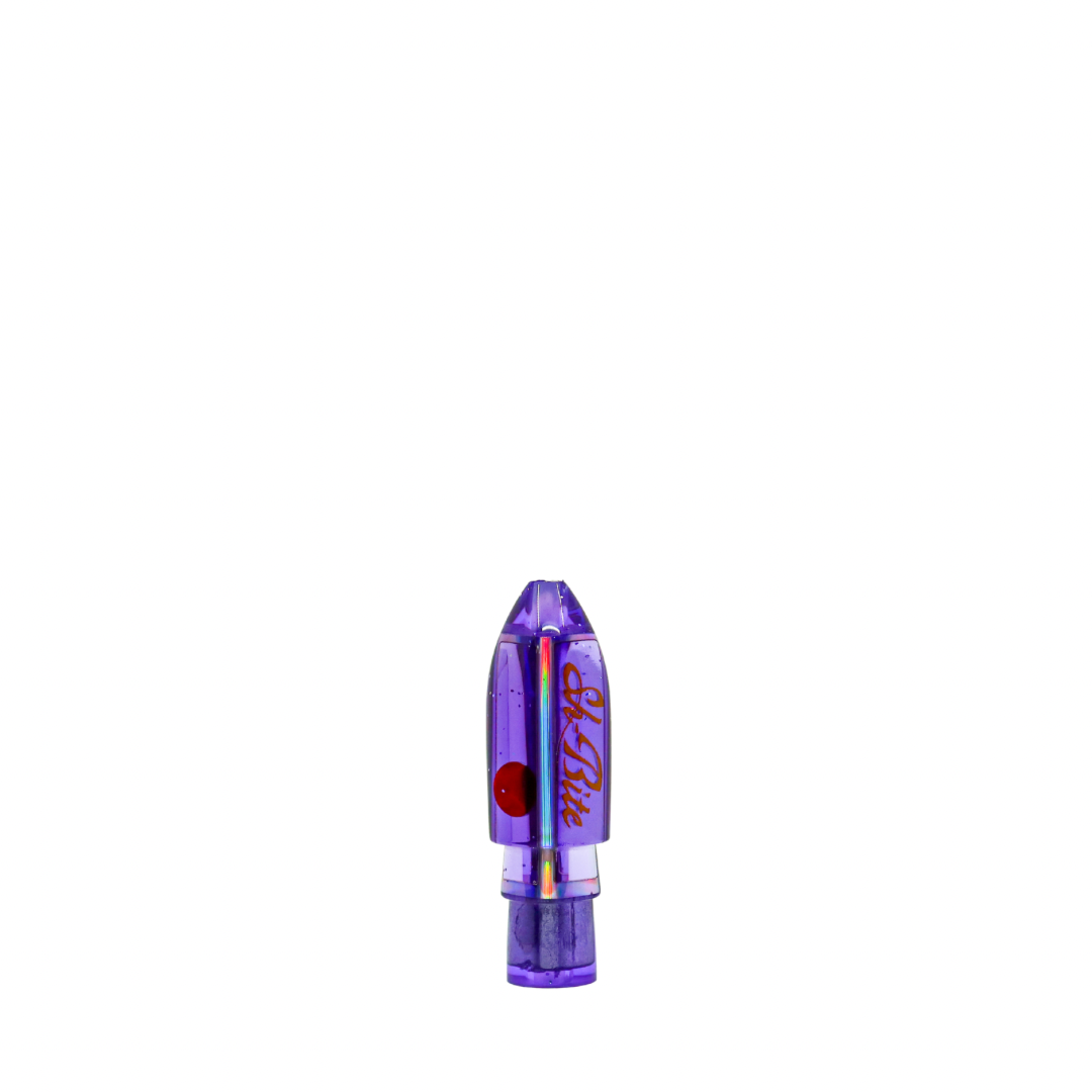 Sh-Bite - 5” Aku Lure Purple Mirror Bullet