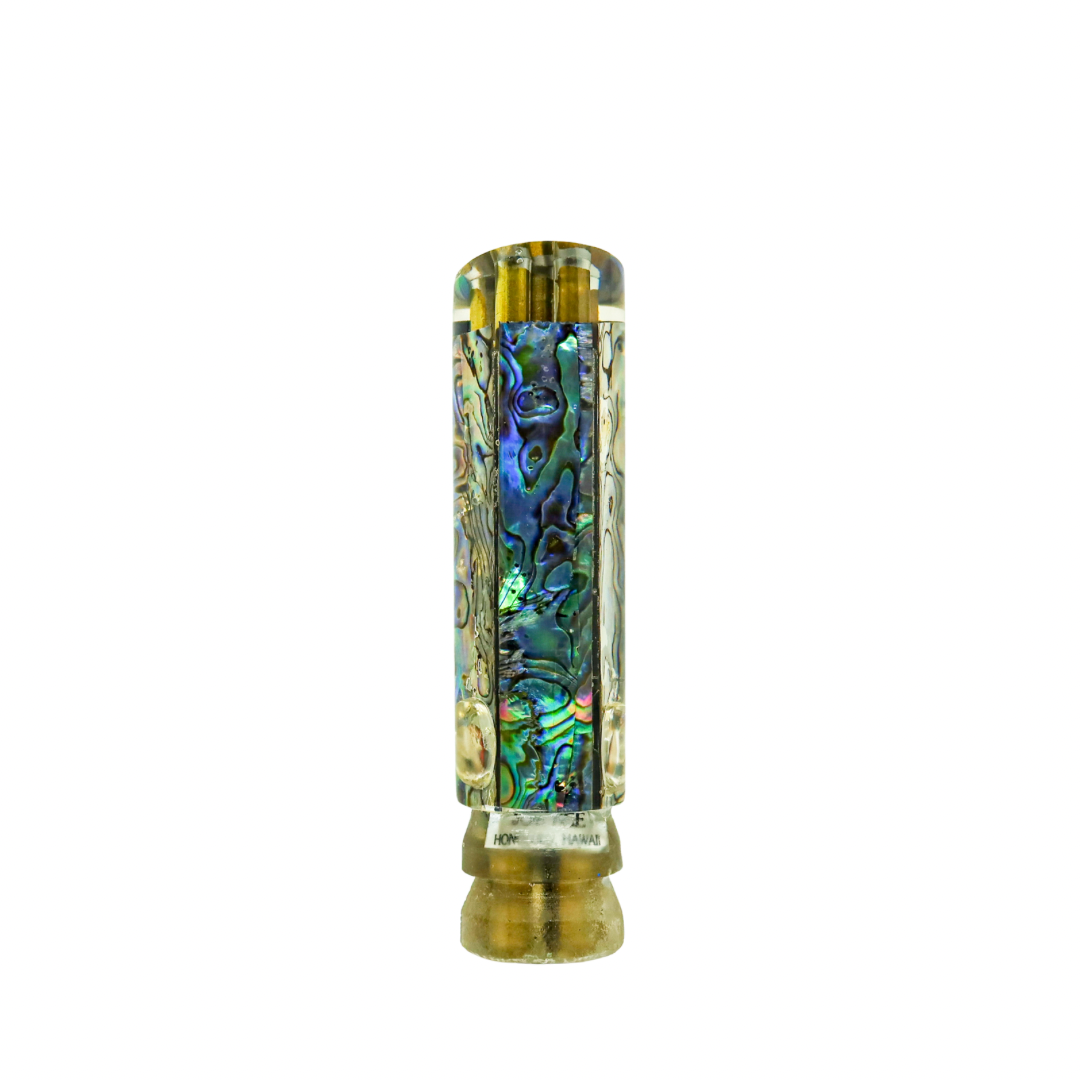 Joe Yee - 9" Vintage Paua Shell Jetted Tube